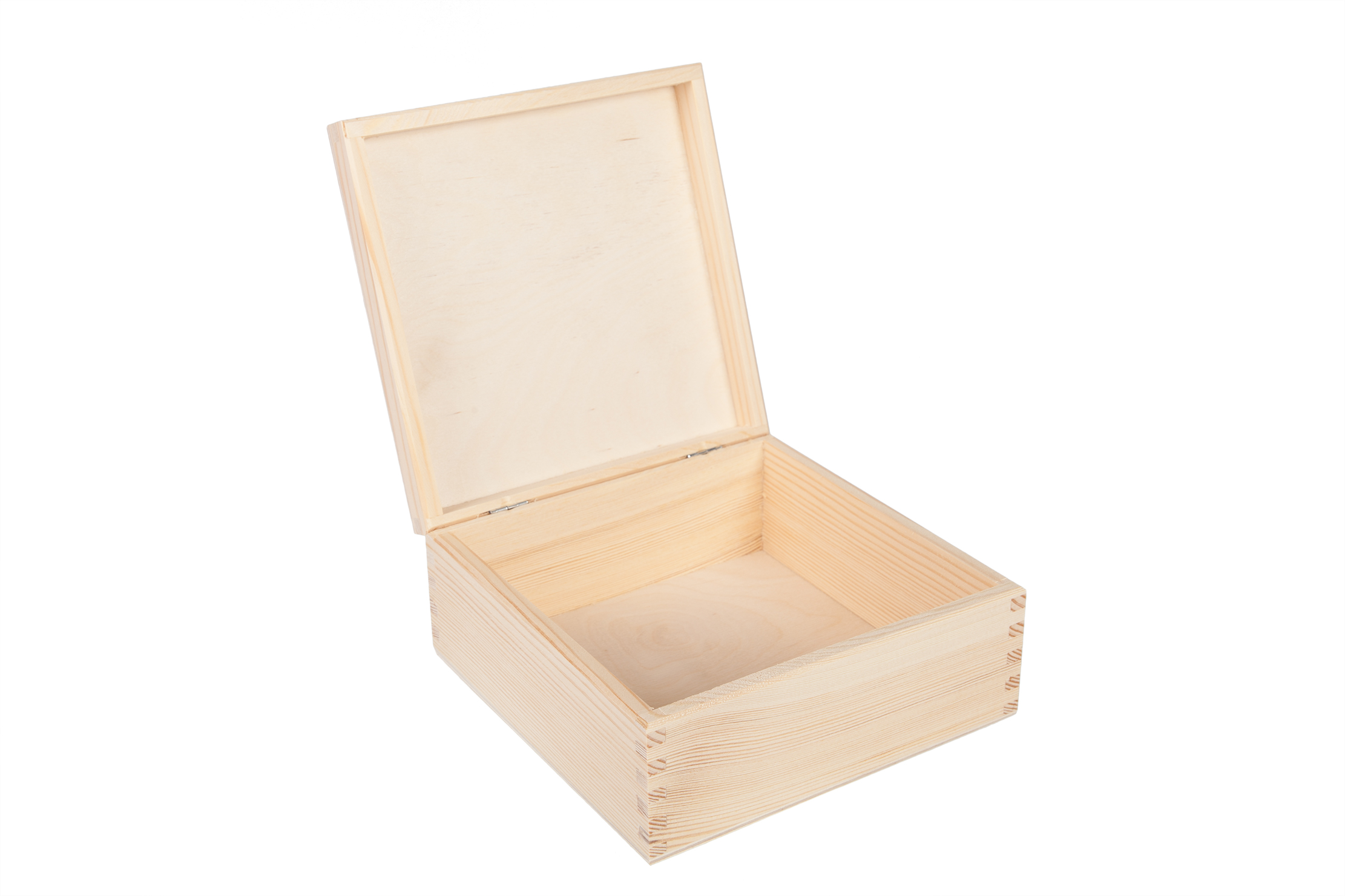 Pudełko drewniane kwadratowe 20x20cm PU0007